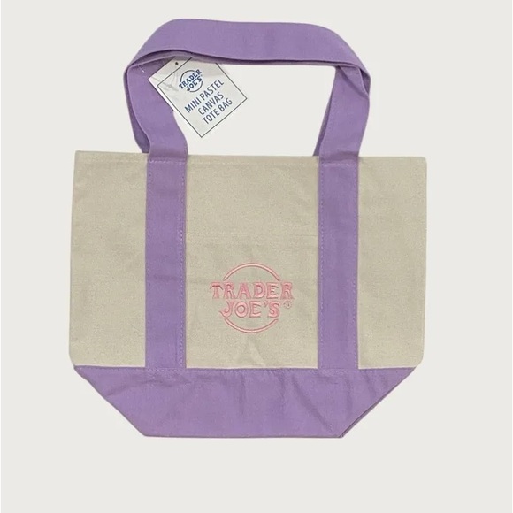 Handbags - Trader Joe’s lilac Tote Bag